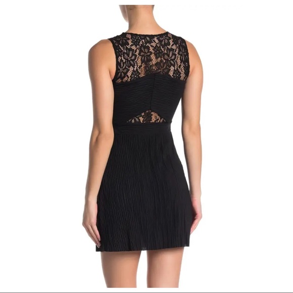 ALLSAINTS BLACK SLEEVELESS MINI DRESS - Picture 6 of 8